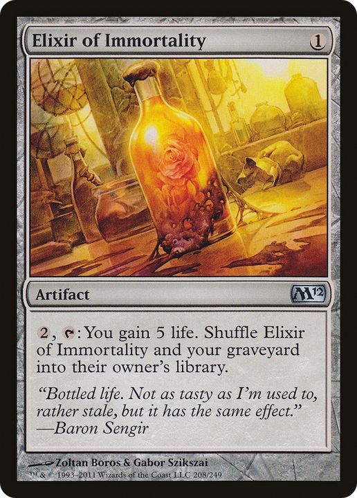 Elixir of Immortality in the group Magic the Gathering / Types / Artifacts / Artifact at Proxyprinters.com (72513)