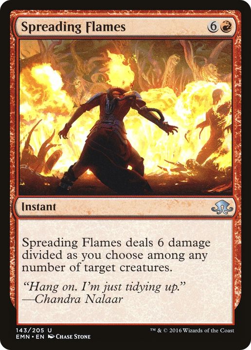 Spreading Flames in the group Magic the Gathering / Types / Colors / Red at Proxyprinters.com (72521)