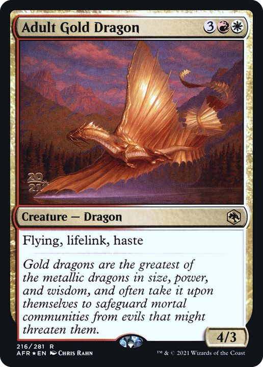 Adult Gold Dragon in the group Advanced search at Proxyprinters.com (72527)