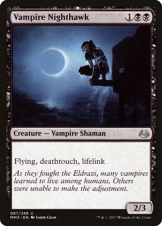 Vampire Nighthawk in the group Magic the Gathering / Types / Colors / Black at Proxyprinters.com (72529)