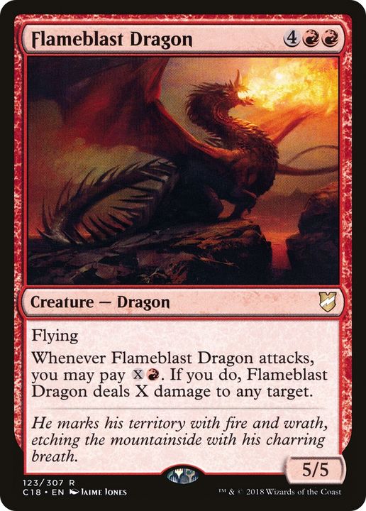 Flameblast Dragon in the group Magic the Gathering / Types / Colors / Red at Proxyprinters.com (72545)