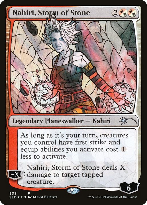 Nahiri, Storm of Stone in the group Magic the Gathering / Types / Colors / Multicolors / R, W at Proxyprinters.com (72547)