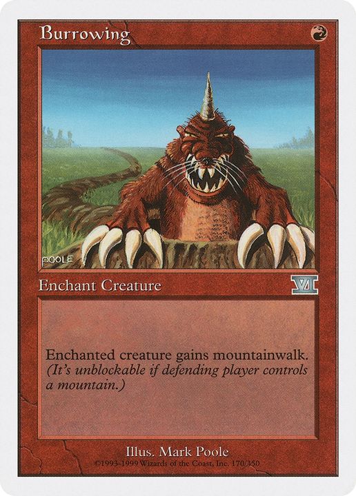 Burrowing in the group Magic the Gathering / Types / Colors / Red at Proxyprinters.com (72548)