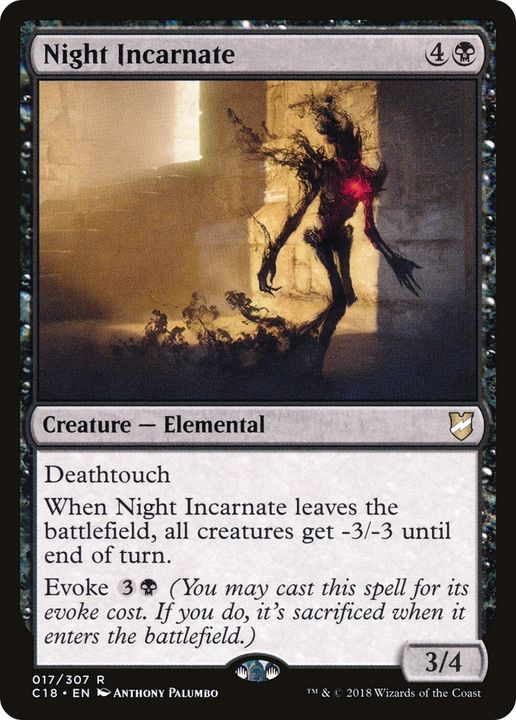 Night Incarnate in the group Magic the Gathering / Types / Colors / Black at Proxyprinters.com (72551)