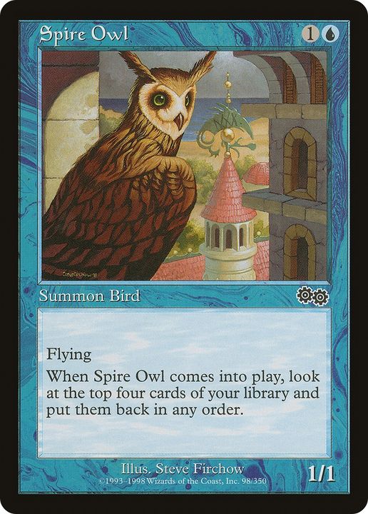 Spire Owl in the group Magic the Gathering / Types / Colors / Blue at Proxyprinters.com (72560)