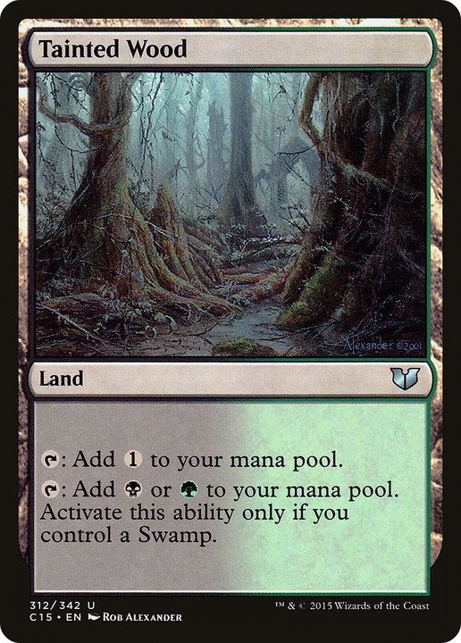 Tainted Wood in the group Magic the Gathering / Types / Colors / Colorless at Proxyprinters.com (72581)