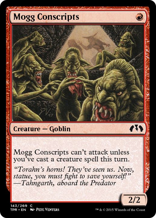 Mogg Conscripts in the group Magic the Gathering / Types / Creatures / Goblin at Proxyprinters.com (72591)