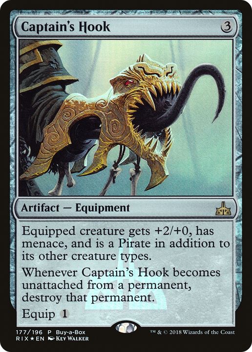 Captain's Hook in the group Magic the Gathering / Types / Artifacts / Artifact at Proxyprinters.com (72592)