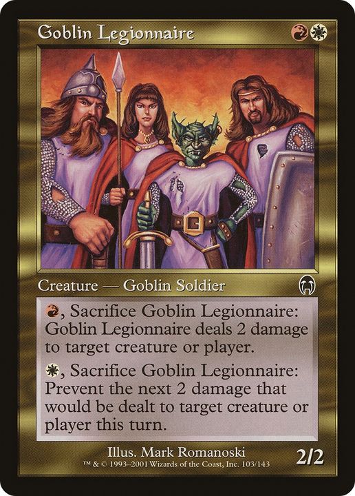 Goblin Legionnaire in the group Magic the Gathering / Types / Colors / Multicolors / R, W at Proxyprinters.com (72600)