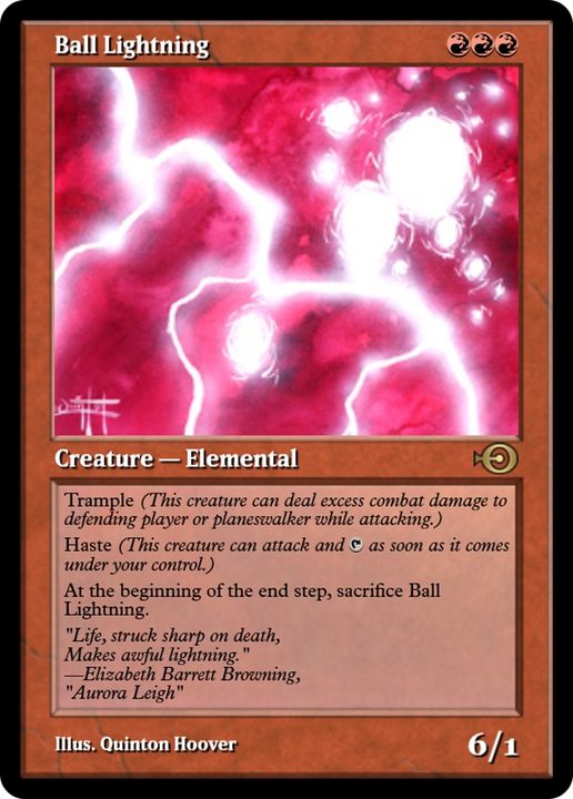 Ball Lightning in the group Magic the Gathering / Types / Colors / Red at Proxyprinters.com (72604)