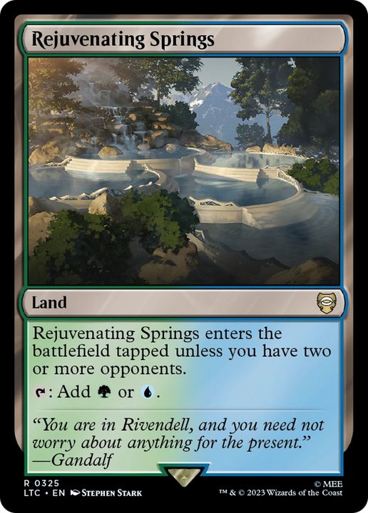 Rejuvenating Springs in the group Magic the Gathering / Sets / Tales of Middle-earth Commander at Proxyprinters.com (72607)