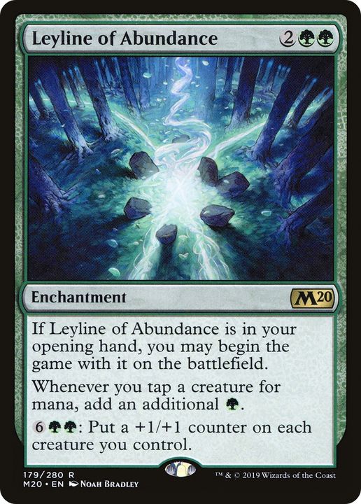 Leyline of Abundance in the group Magic the Gathering / Sets / Core Set 2020 at Proxyprinters.com (72615)