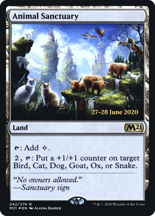 Animal Sanctuary in the group Magic the Gathering / Types / Colors / Colorless at Proxyprinters.com (72617)