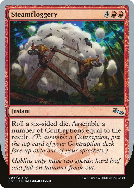 Steamfloggery in the group Magic the Gathering / Types / Colors / Red at Proxyprinters.com (72618)