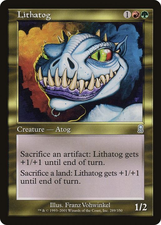 Lithatog in the group Magic the Gathering / Types / Colors / Multicolors / G, R at Proxyprinters.com (72624)