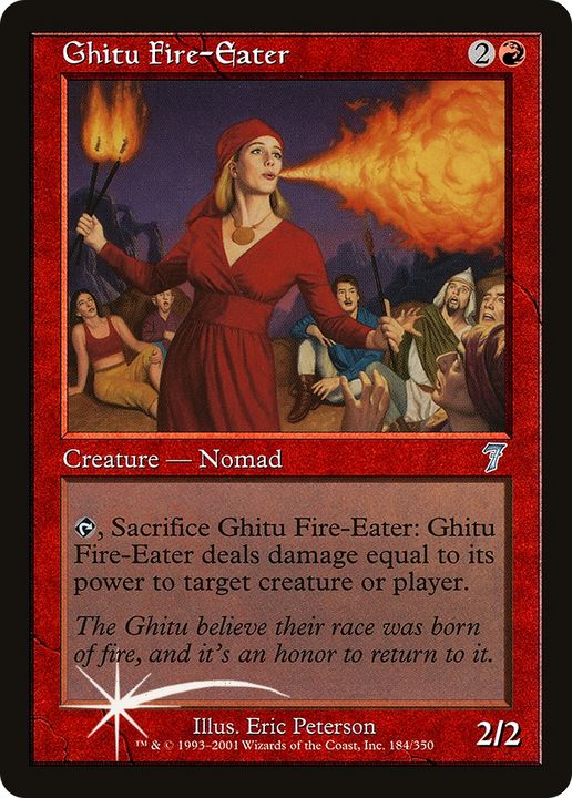 Ghitu Fire-Eater in the group Magic the Gathering / Types / Creatures / Human at Proxyprinters.com (72626)