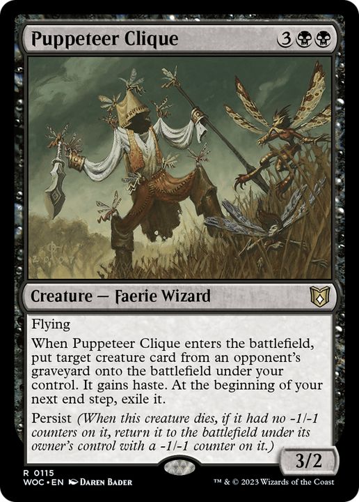 Puppeteer Clique in the group Magic the Gathering / Types / Creatures / Wizard at Proxyprinters.com (72629)