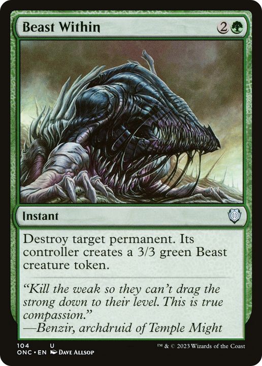 Beast Within in the group Magic the Gathering / Types / Colors / Green at Proxyprinters.com (72639)