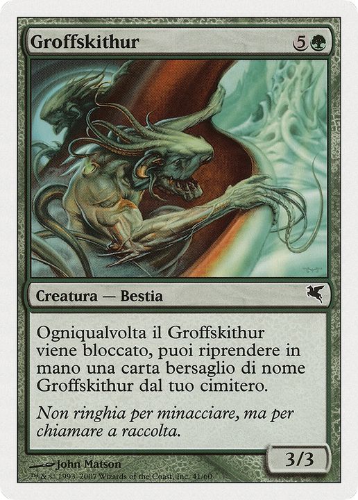 Groffskithur in the group Magic the Gathering / Types / Colors / Green at Proxyprinters.com (72649)