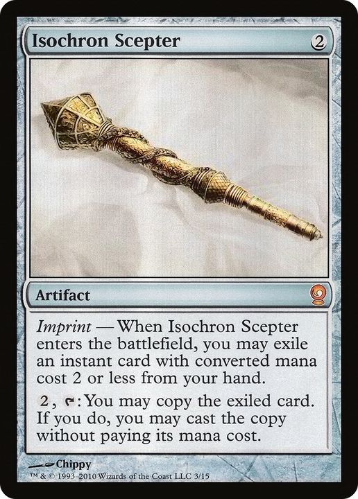 Isochron Scepter in the group Magic the Gathering / Types / Artifacts / Artifact at Proxyprinters.com (72663)