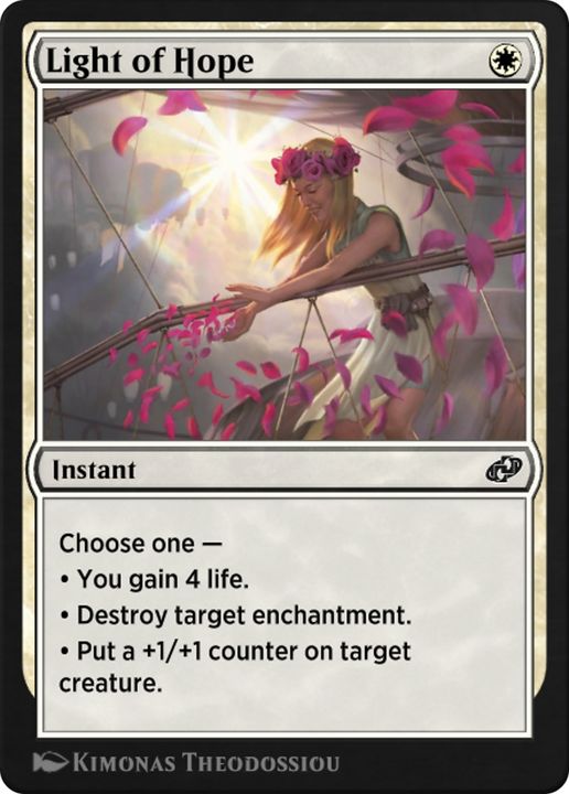 Light of Hope in the group Magic the Gathering / Types / Colors / White at Proxyprinters.com (72698)