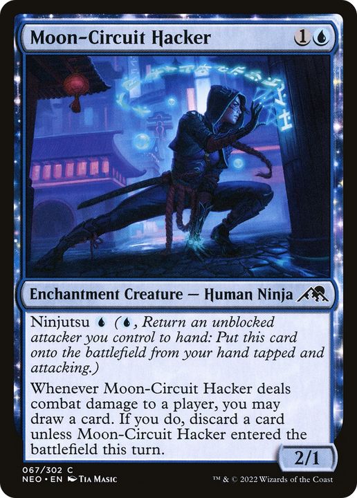 Moon-Circuit Hacker in the group Magic the Gathering / Sets / Kamigawa: Neon Dynasty at Proxyprinters.com (72729)