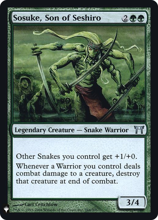 Sosuke, Son of Seshiro in the group Magic the Gathering / Types / Creatures / Warrior at Proxyprinters.com (72748)