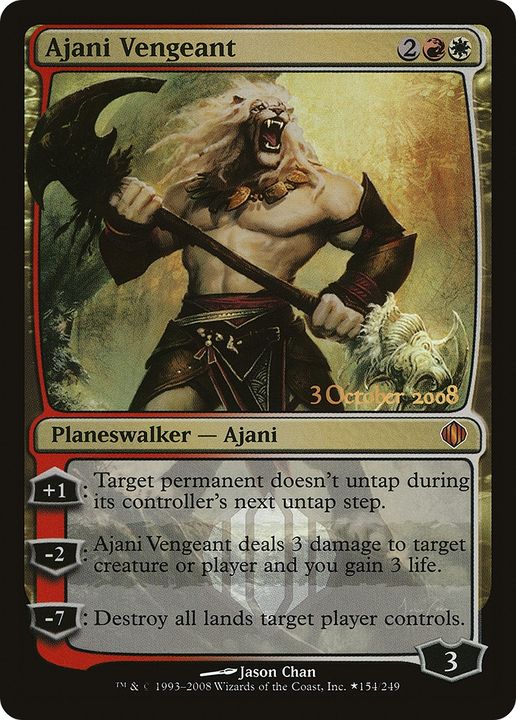 Ajani Vengeant in the group Magic the Gathering / Sets / Shards of Alara Promos at Proxyprinters.com (72771)