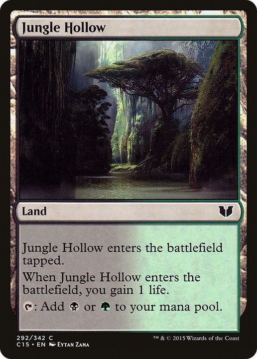 Jungle Hollow in the group Magic the Gathering / Sets / Commander 2015 at Proxyprinters.com (728)