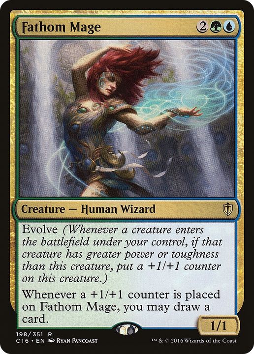 Fathom Mage in the group Magic the Gathering / Sets / Commander 2016 at Proxyprinters.com (72804)