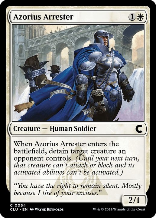 Azorius Arrester in the group Magic the Gathering / Types / Creatures / Human at Proxyprinters.com (72851)