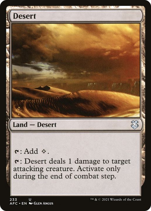 Desert in the group Magic the Gathering / Sets / Forgotten Realms Commander at Proxyprinters.com (72871)