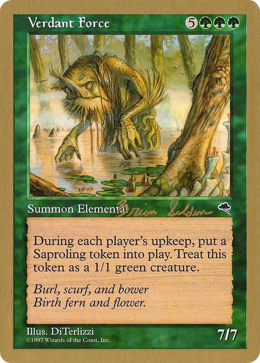 Verdant Force in the group Magic the Gathering / Types / Colors / Green at Proxyprinters.com (72899)