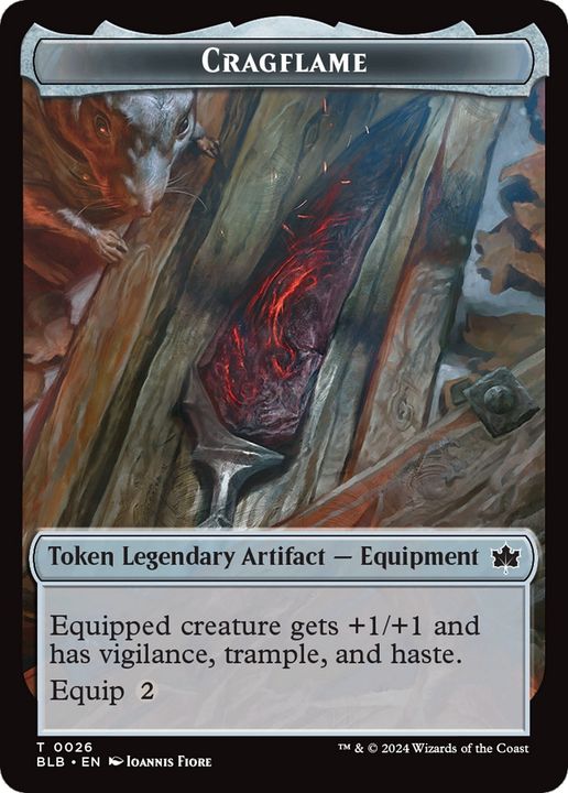 Cragflame in the group Magic the Gathering / Types / Artifacts / Legendary Artifact at Proxyprinters.com (72924)