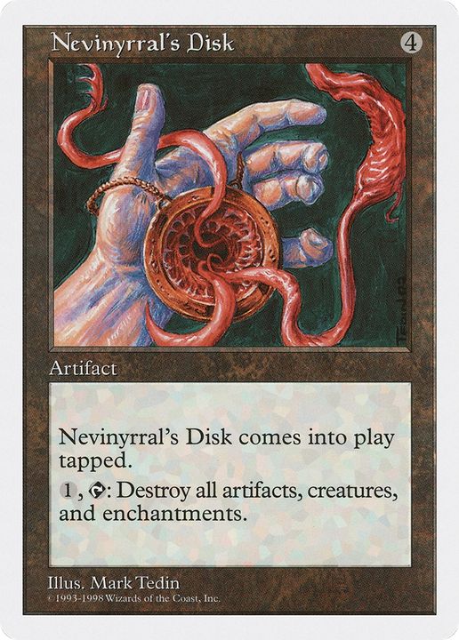 Nevinyrral's Disk in the group Magic the Gathering / Types / Artifacts / Artifact at Proxyprinters.com (72950)