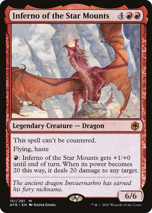 Inferno of the Star Mounts in the group Magic the Gathering / Sets / Adventures in the Forgotten Realms at Proxyprinters.com (72951)