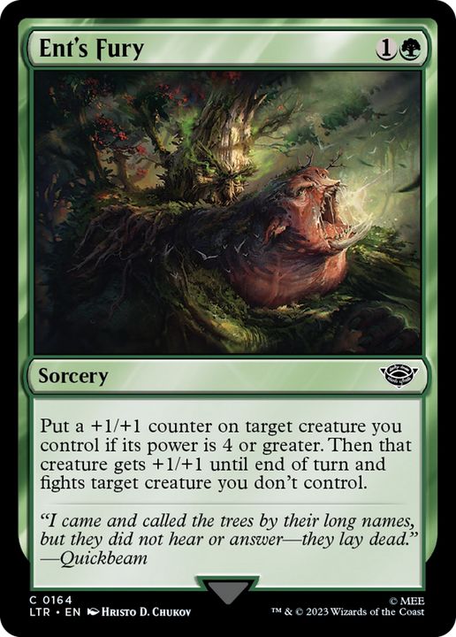 Ent's Fury in the group Magic the Gathering / Types / Colors / Green at Proxyprinters.com (72971)