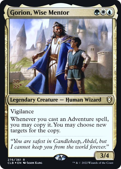 Gorion, Wise Mentor in the group Magic the Gathering / Types / Creatures / Wizard at Proxyprinters.com (72978)