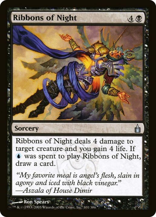 Ribbons of Night in the group Magic the Gathering / Types / Colors / Black at Proxyprinters.com (72987)