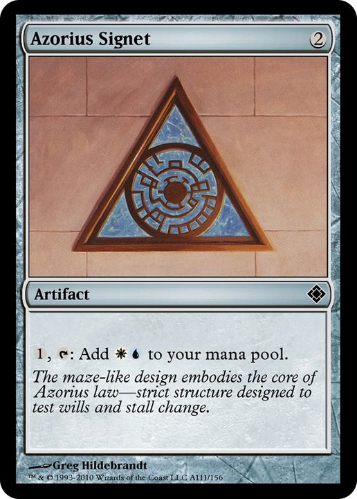 Azorius Signet in the group Magic the Gathering / Sets / Magic Origins Promos at Proxyprinters.com (73000)