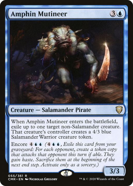 Amphin Mutineer in the group Magic the Gathering / Types / Colors / Blue at Proxyprinters.com (73028)