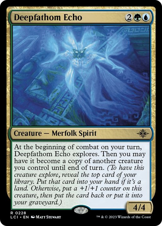 Deepfathom Echo in the group Magic the Gathering / Types / Colors / Multicolors / G, U at Proxyprinters.com (73037)