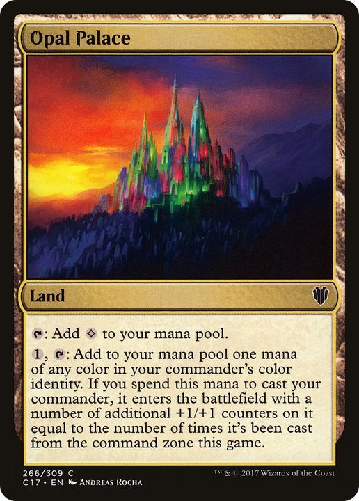 Opal Palace in the group Magic the Gathering / Sets / Commander 2017 at Proxyprinters.com (73050)