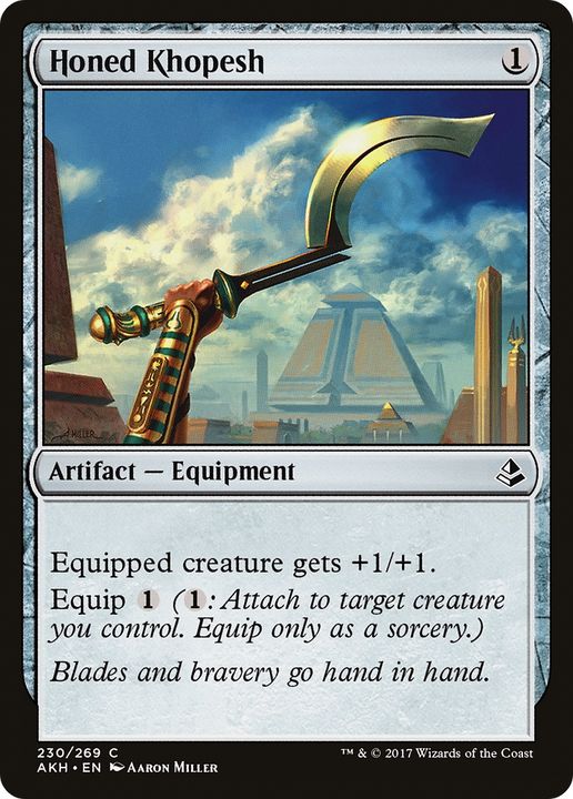 Honed Khopesh in the group Magic the Gathering / Sets / Amonkhet at Proxyprinters.com (73059)