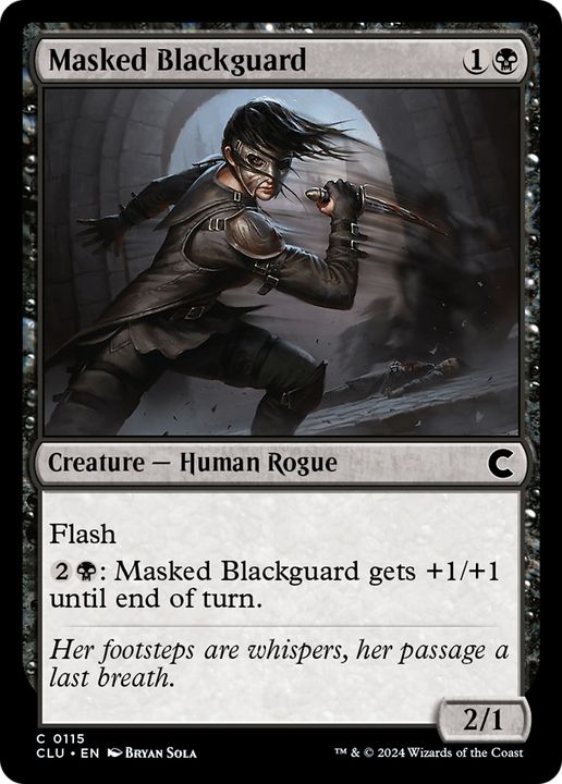 Masked Blackguard in the group Magic the Gathering / Types / Creatures / Human at Proxyprinters.com (73094)