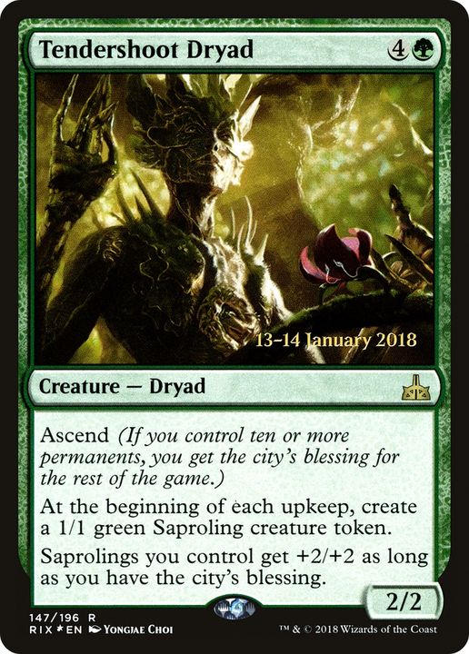 Tendershoot Dryad in the group Magic the Gathering / Types / Colors / Green at Proxyprinters.com (73119)