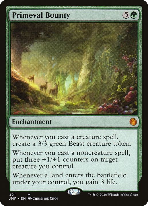 Primeval Bounty in the group Magic the Gathering / Types / Enchantment / Enchantment at Proxyprinters.com (73133)