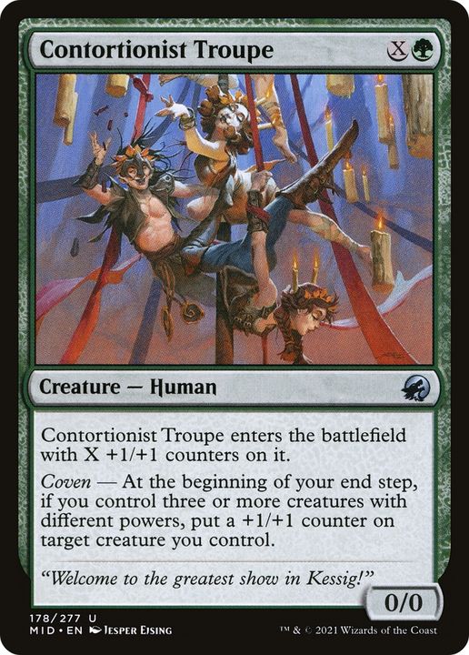 Contortionist Troupe in the group Magic the Gathering / Types / Creatures / Human at Proxyprinters.com (73157)