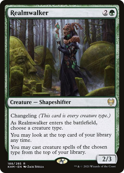 Realmwalker in the group Magic the Gathering / Types / Colors / Green at Proxyprinters.com (73161)