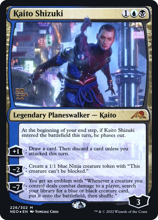 Kaito Shizuki in the group Magic the Gathering / Sets / Kamigawa: Neon Dynasty Promos at Proxyprinters.com (73180)